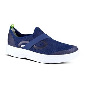 OOFOS OOmg Low Recovery Slip On Shoes Sz 9 Navy GUC